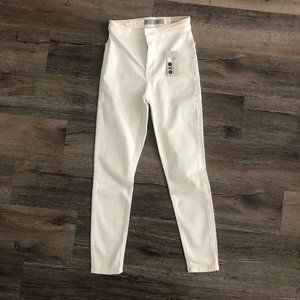 Topshop Joni White Jeans Petite